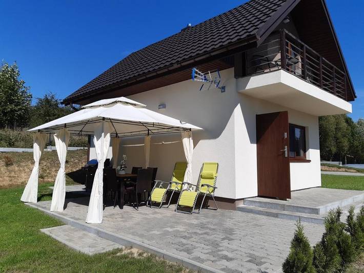Apartament wakacyjny dla 6 osób, z Balkon i Taras oraz Ogród i Widok w Lesko
