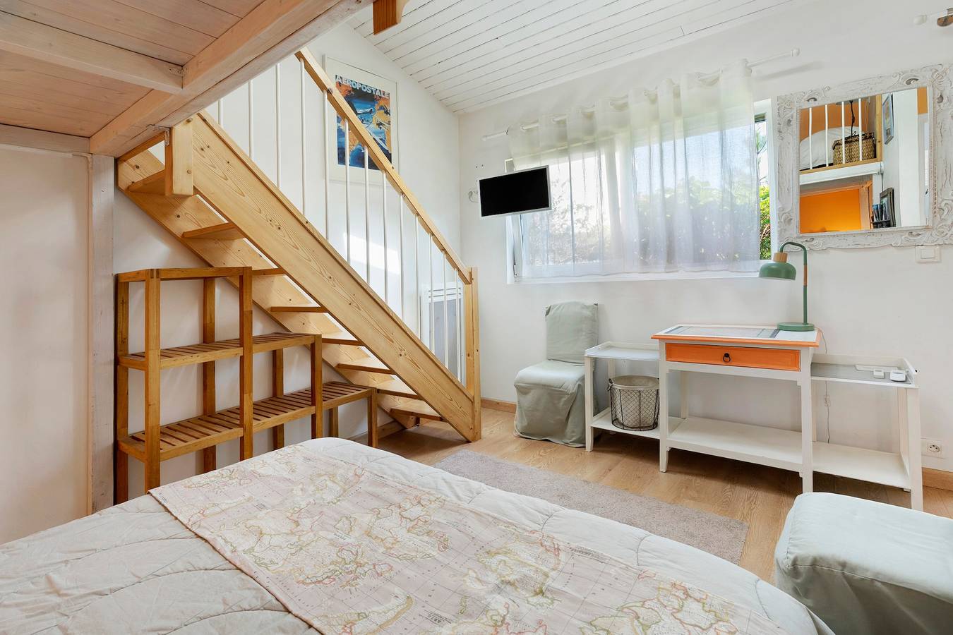 Gästezimmer La Caravelle – Courteline mit Gemeinschaftsterrasse und Wlan in Saint-Herblain, Nantes und Umgebung