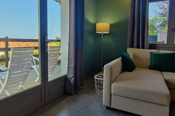 Gîte pour 6 personnes, avec balcon, animaux acceptés dans Publier Amphion