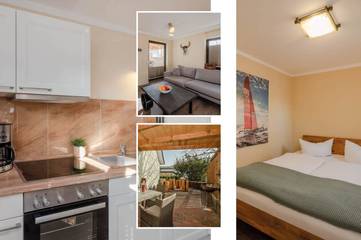 Ferienwohnung für 2 Personen, mit Sauna und Garten in Drei Kaiserbäder