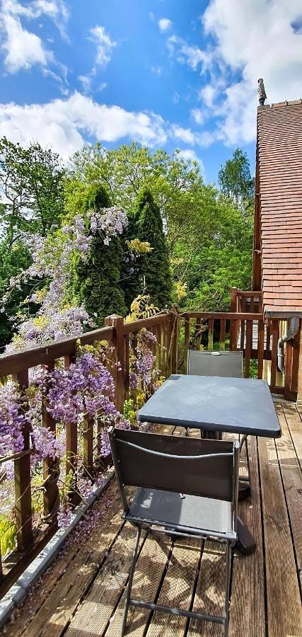 Hôtel pour 2 personnes, avec jardin ainsi que terrasse et piscine à Pennedepie - 3