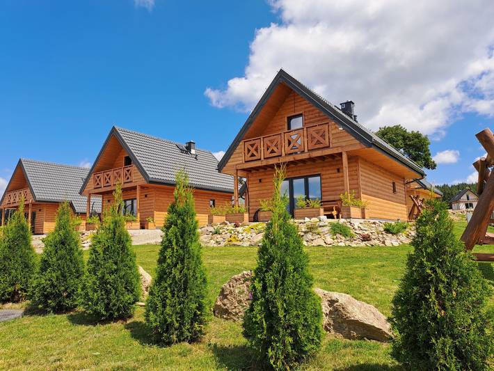 Dom dla 7 osób, z Balkon i Taras oraz Ogród i Sauna na Dolny Śląsk
