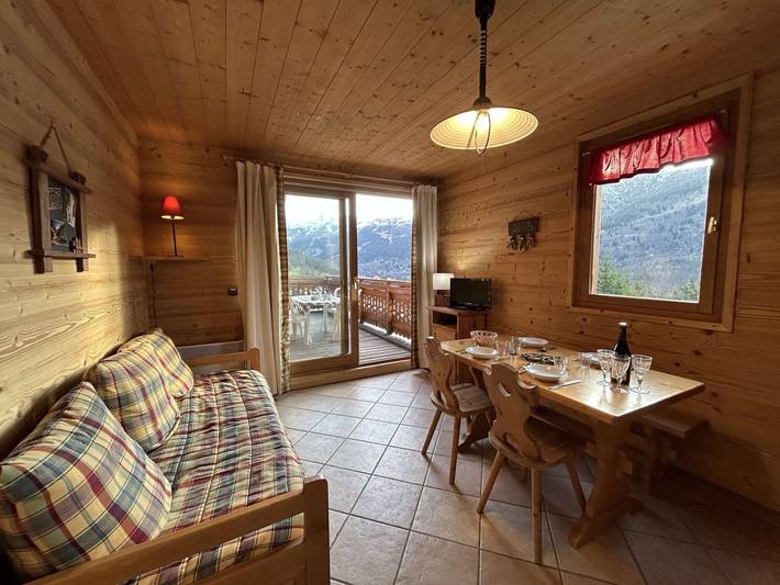 Gîte pour 4 personnes, avec terrasse dans Meribel Village