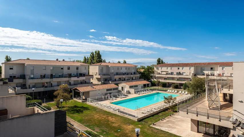 Ferienhaus für 5 Personen, mit Terrasse und Pool, mit Haustier