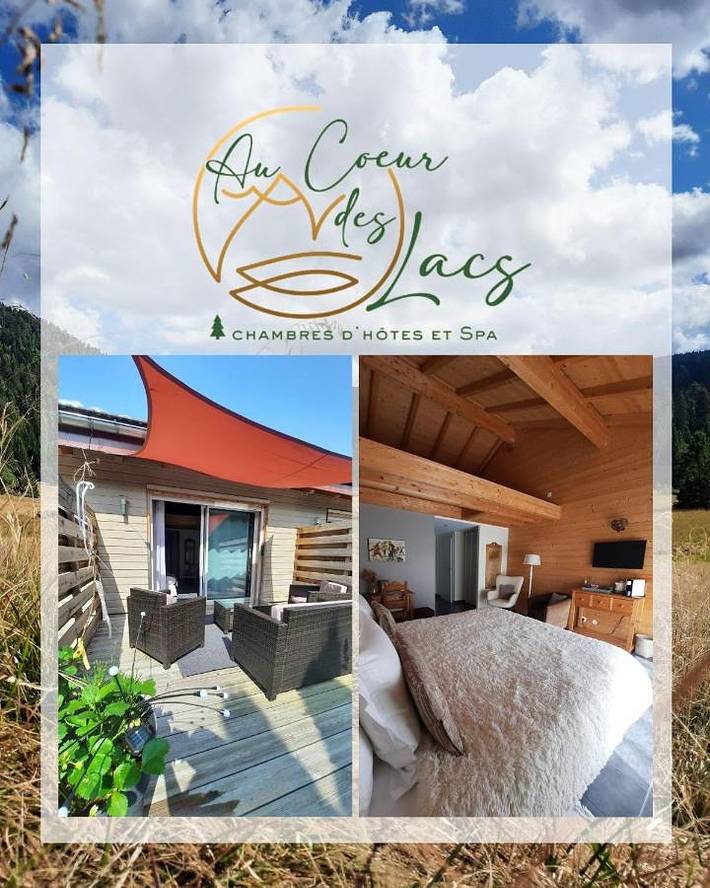 Chambre d’hôte pour 2 personnes, avec terrasse ainsi que jacuzzi et sauna dans les Vosges