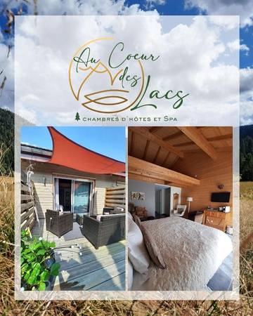 Chambre d’hôte pour 2 personnes, avec jacuzzi ainsi que sauna et terrasse à Gérardmer