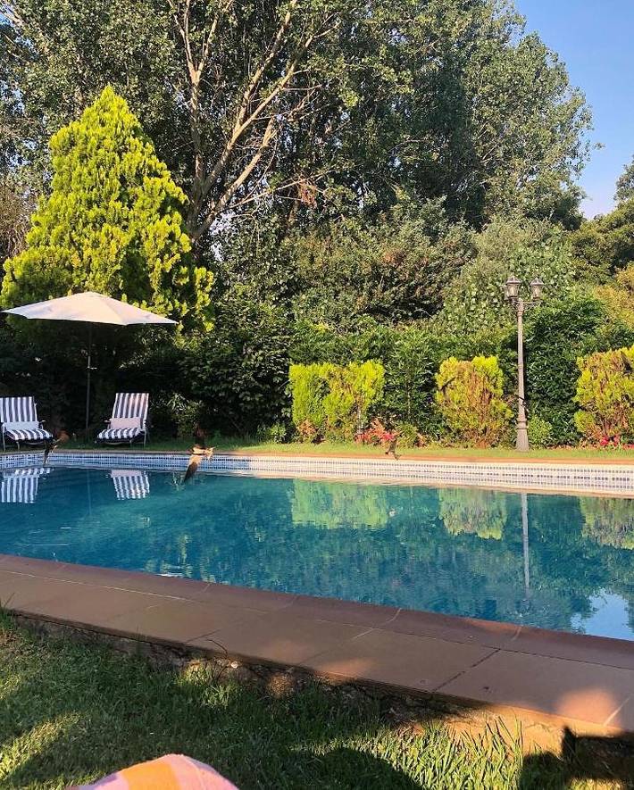 Albergue para 2 personas, con Terraza y Jardín además de Piscina y Vistas en Sierra de Gata