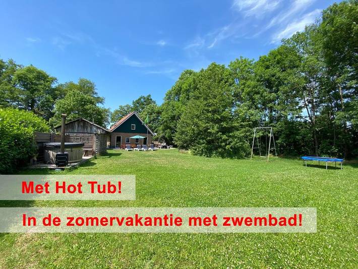 Vakantiehuis voor 9 personen, with Whirlpool and Terras as well as Tuin and Uitzicht in Aalten