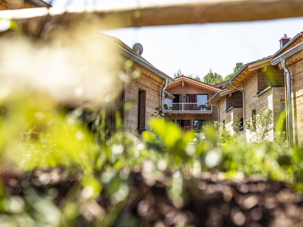Chalet mit eigener Sauna im Vital Camp Bayerbach in Bayerbach, Bayerische Golf und Thermenland