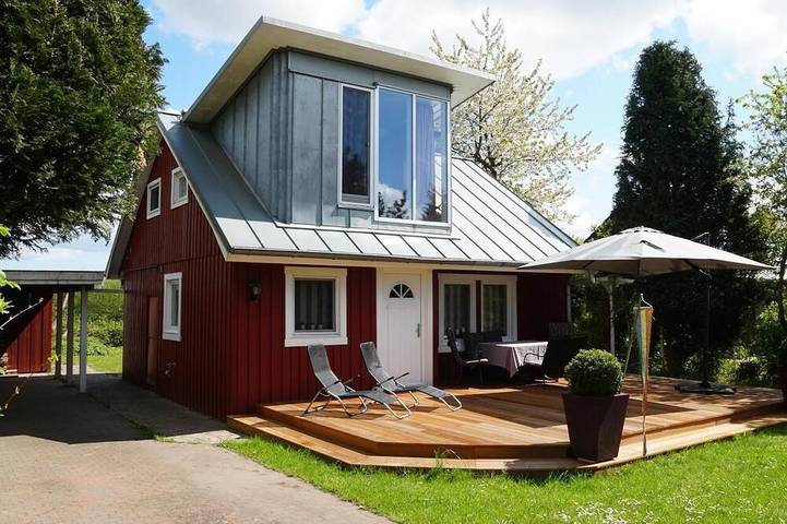 Ferienhaus für 4 Personen, mit Garten und Terrasse, mit Haustier in Brodersby an der Schlei