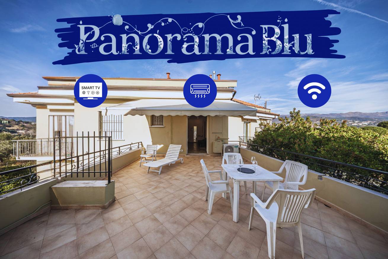 Appartamento intero, [Panorama Blu] Spiaggia 7min • Terrazza • Wifi in Celle Ligure, Riviera di Ponente