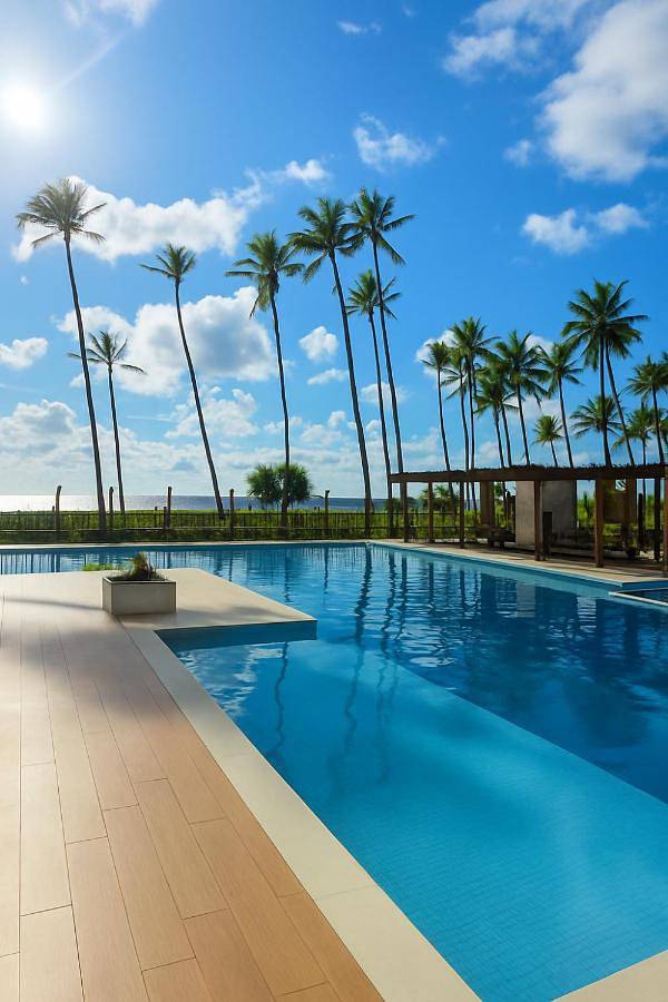 Casas e apartamentos de temporada para 4 pessoas, com piscina infantil e piscina e ainda jardim and vista, adaptado a crianças em Ilhéus