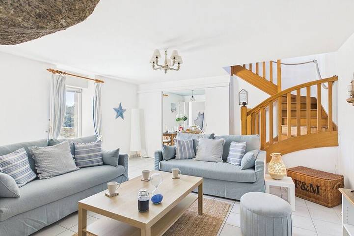 Location de vacances pour 7 personnes, avec jardin et terrasse dans Port Kerdruc - 2
