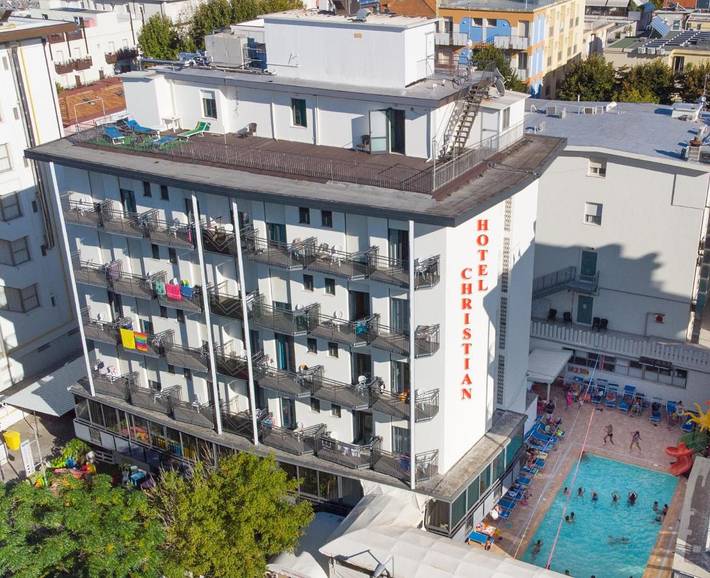 Appartamento per 4 persone, con Balcone e Terrazza nonché Giardino e Piscina per bambini a Rivazzurra di Rimini