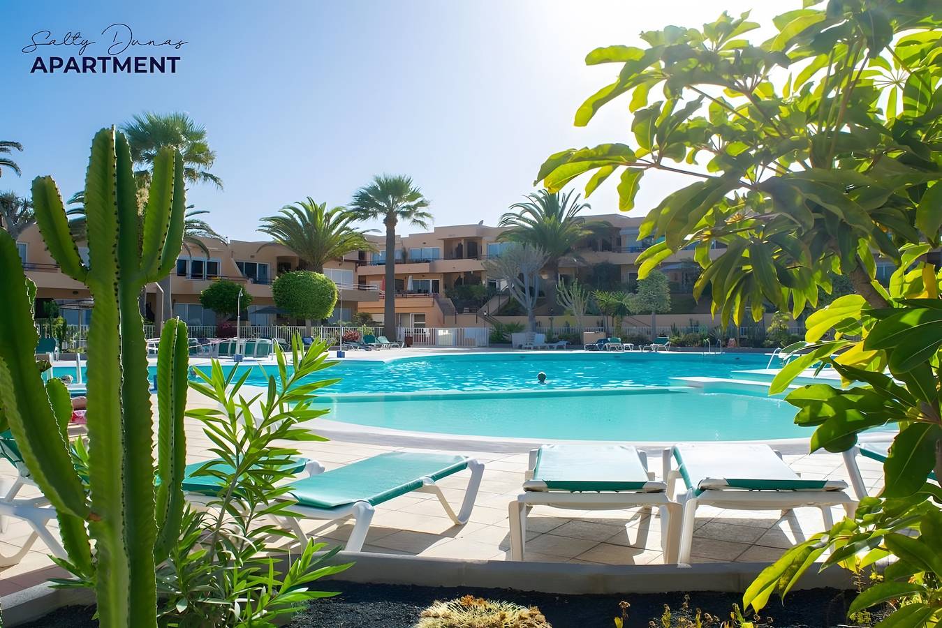 Ganze Wohnung, Las Dunas Salty Apartment by b-rent – Helles Apartment mit Terrasse & Garten in Corralejo, La Oliva