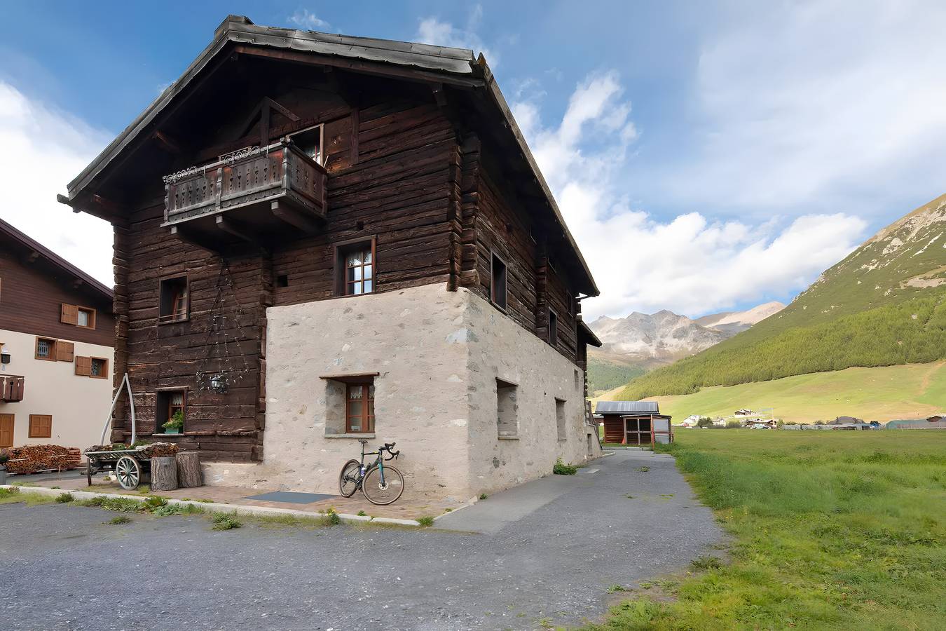 Ganze Wohnung, Apartment 'Campacc Baby' mit Bergblick, Gemeinschaftsgarten und Wlan in Livigno (Stadt), Livigno