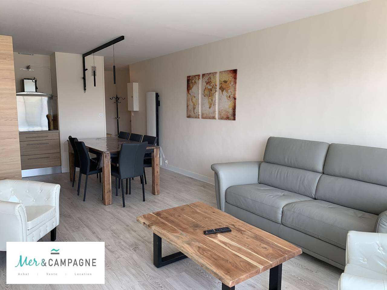 Ganze Wohnung, Renovierte Wohnung mit Privatgarage, Balkon und Meerblick in Fort-Mahon-Plage, Abbeville und Umgebung
