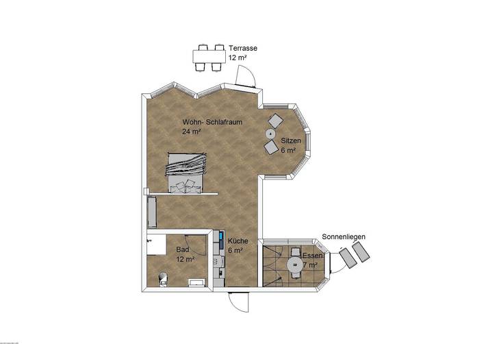 Ganze Ferienwohnung, Fichtennest in Weiler bei Bingen, Landkreis Mainz-Bingen