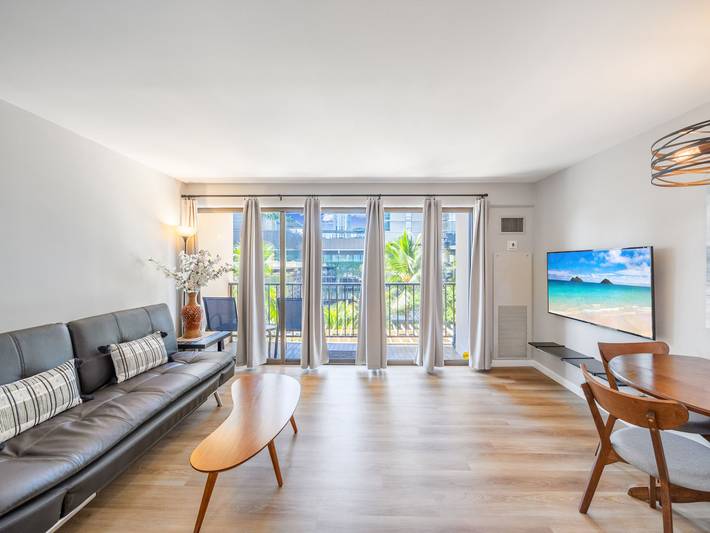 Gîte pour 3 personnes, avec piscine ainsi que balcon et jardin, adapté aux familles à Honolulu - 4