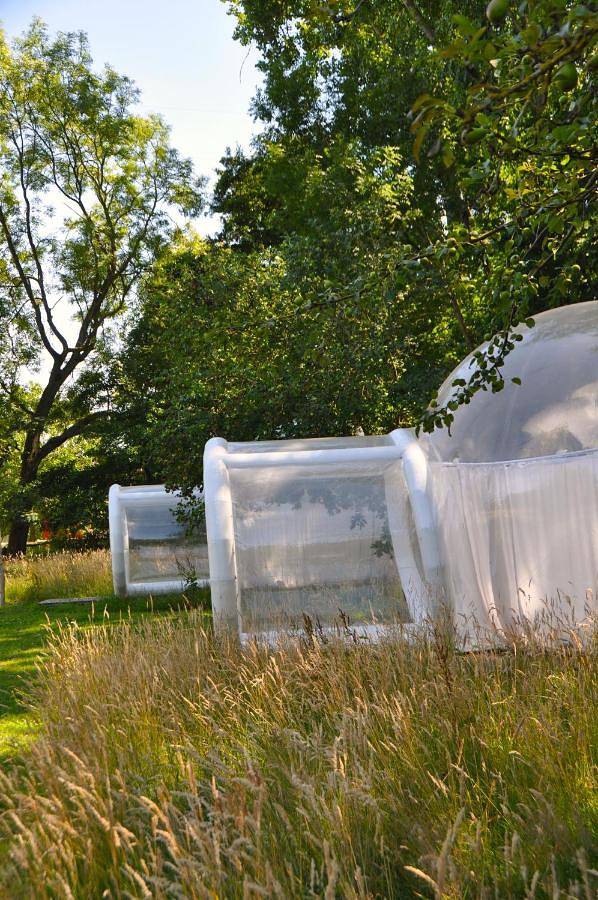 Tente pour 2 personnes, avec Jacuzzi et Terrasse ainsi que Jardin et Vue à Zedelgem
