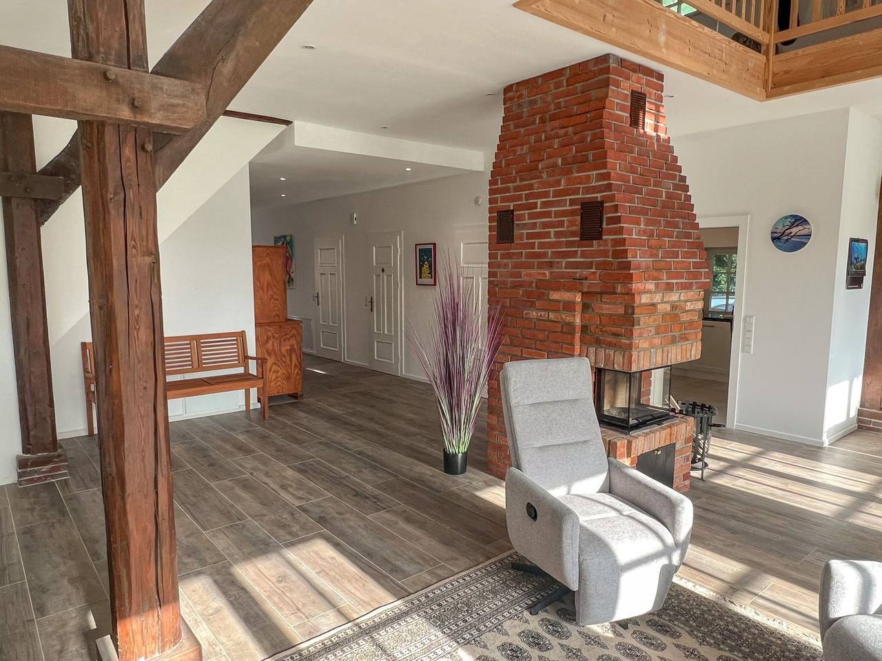 Ganze Wohnung, Friesenhaus Ebbe – Nordseezeit. Natur. Kamin. Garten. in Stadland, Wesermarsch