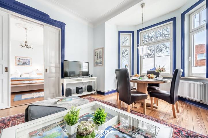 Ganze Wohnung, Villa Büsum Süderpiep- zentrale Ferienwohnung mit Terrasse und Garten in Hafen Büsum, Büsum