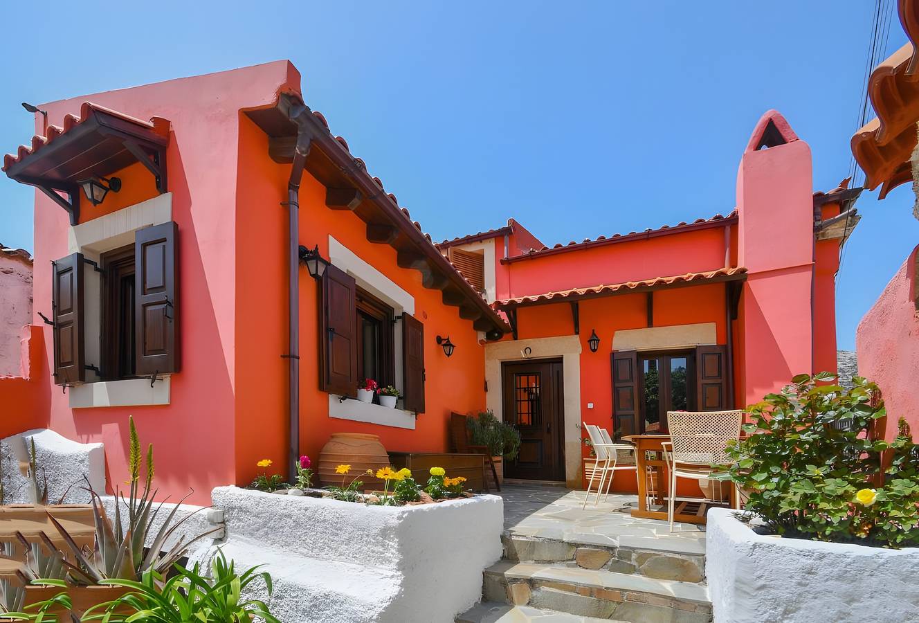 Villa „Apartment 1“ mit Bergblick und privater Terrasse in Iraklio-Heraklion und Umgebung