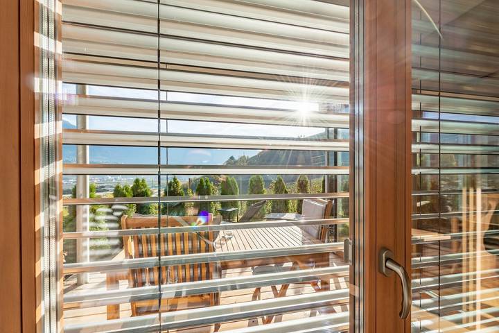 Chalet 'Moosbichlerhof  Celina' with Mountain View, Shared Pool and Wi-Fi in Marling, Ortler Alps