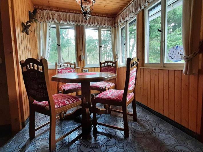 Ferienhaus für 5 Personen, mit Terrasse und Garten sowie Sauna und Ausblick in Thüringer Kernland - 4