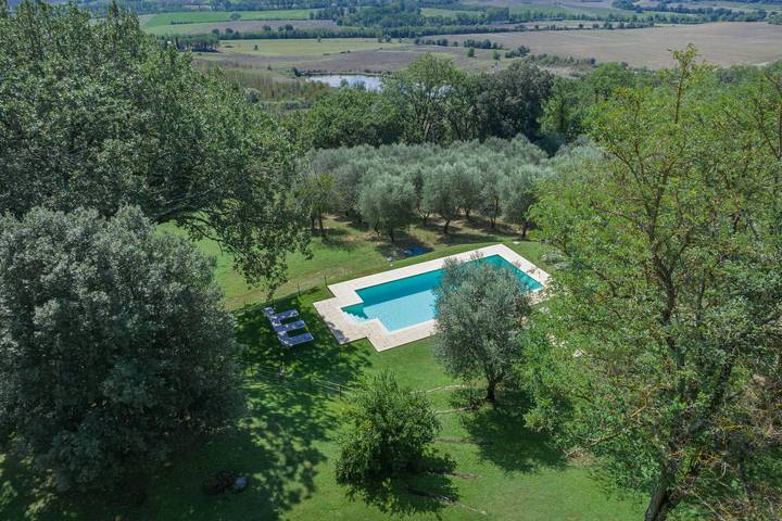 Location de vacances pour 18 personnes, avec jardin et vue à Buonconvento - 4