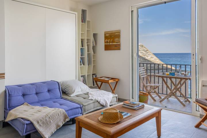 Gîte pour 4 personnes, avec balcon, adapté aux familles à Brando - 4
