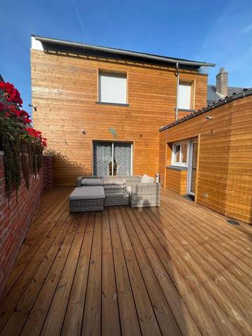 Gîte pour 7 personnes, avec terrasse dans Le Cateau-Cambrésis