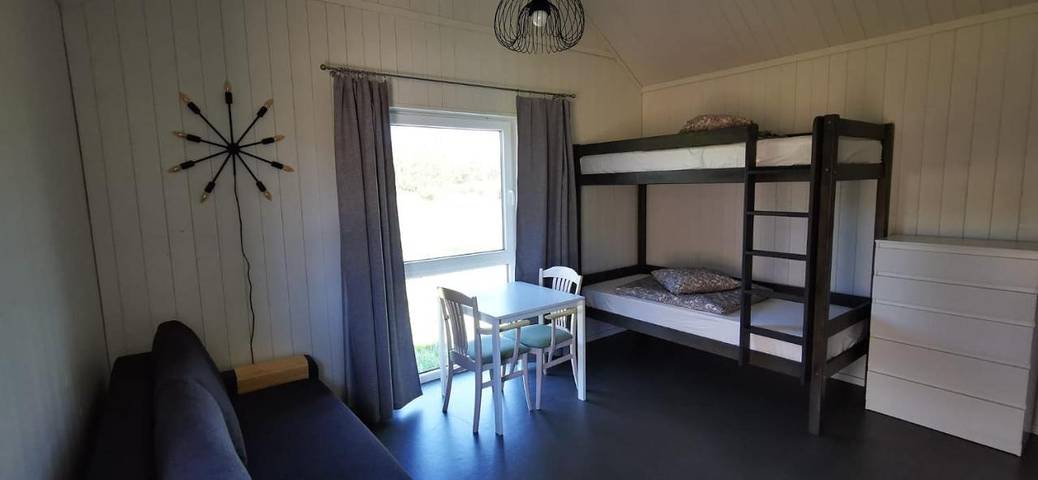 Bungalow für 6 Personen, mit Terrasse und Garten sowie Ausblick in Lettland - 2
