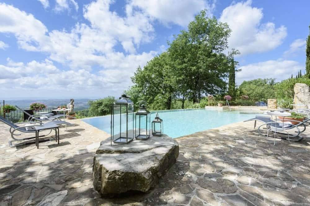 Villa privata nel cuore del chianti con vista su siena in Castellina in Chianti, Chianti