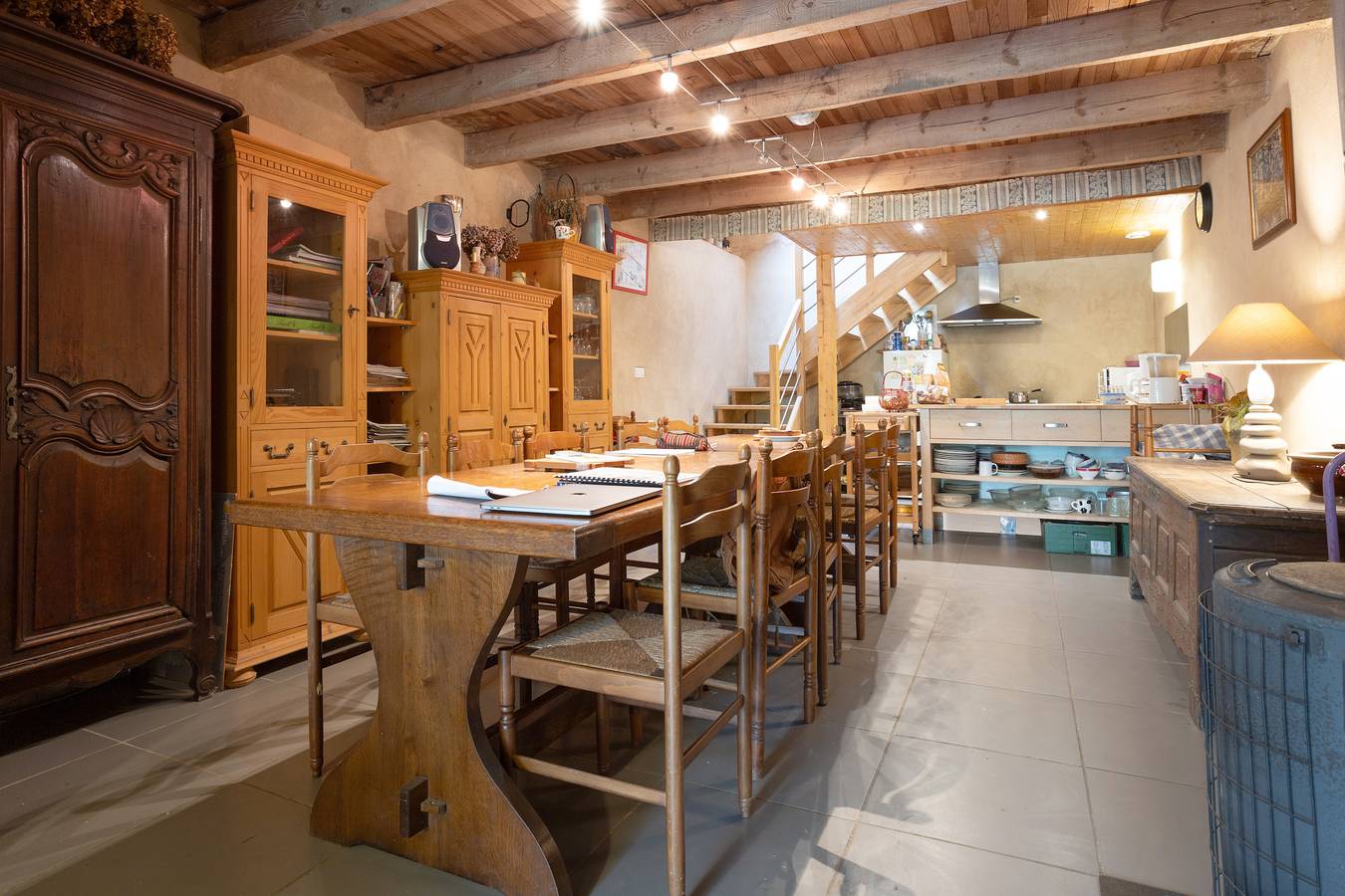 Maison 'Gîte D'étape' avec jardin partagé et Wi-Fi in Saint-Tugdual, Région de Pontivy