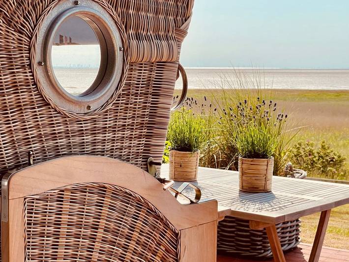 Ferienwohnung für 4 Personen, mit Meerblick und Terrasse sowie Sauna in Rantum - 3