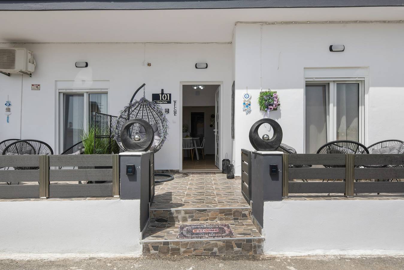 Appartement entier, Appartement « Village Suite 101 » avec piscine partagée et terrasses avec vue in Fanes, Rhodes