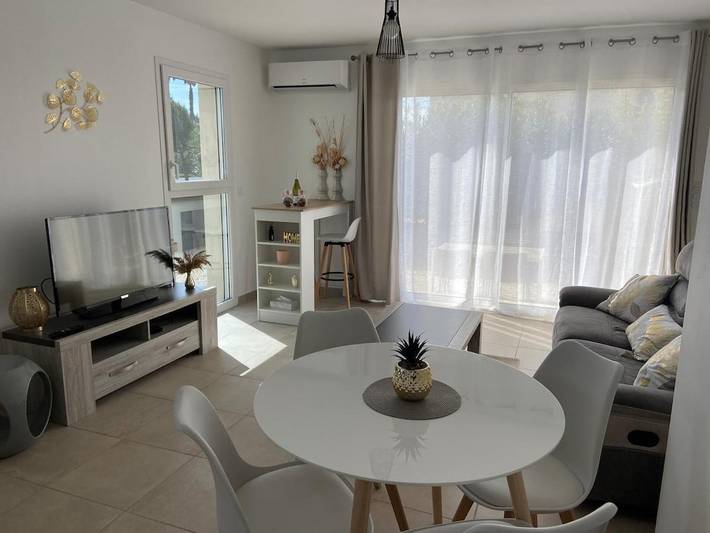 Maison de vacances pour 4 personnes, avec terrasse ainsi que jardin et vue à Sainte-Marie-la-Mer