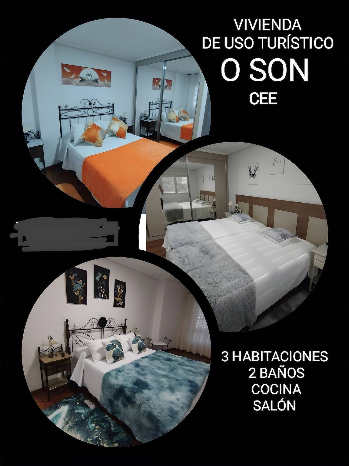 Ganze Wohnung, Apartment 'Son' mit Meerblick, Balkon und Wlan in Cee, Costa da Morte