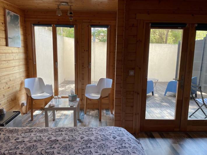 Maison pour 2 personnes, avec Terrasse ainsi que Jardin et Vue à Rognac