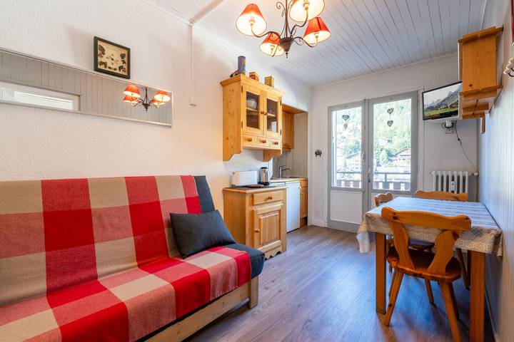 Holiday letting for 4 people, with balcony/terrace in La Clusaz