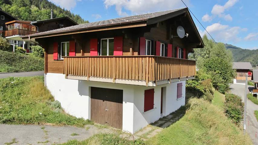 Ferienhaus für 6 Personen, mit Garten und Pool, mit Haustier im Wallis