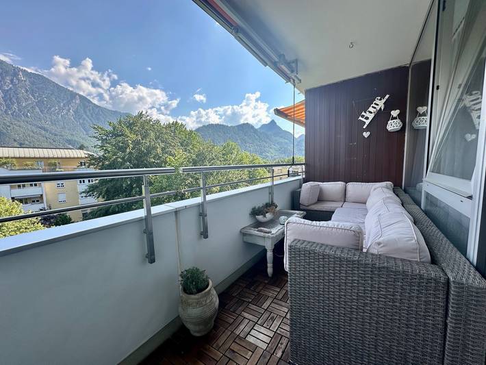 Ganze Wohnung, Ferienwohnung 'The View 2' mit Bergblick, Balkon und Wi-Fi in Bad Reichenhall, Berchtesgadener Alpen