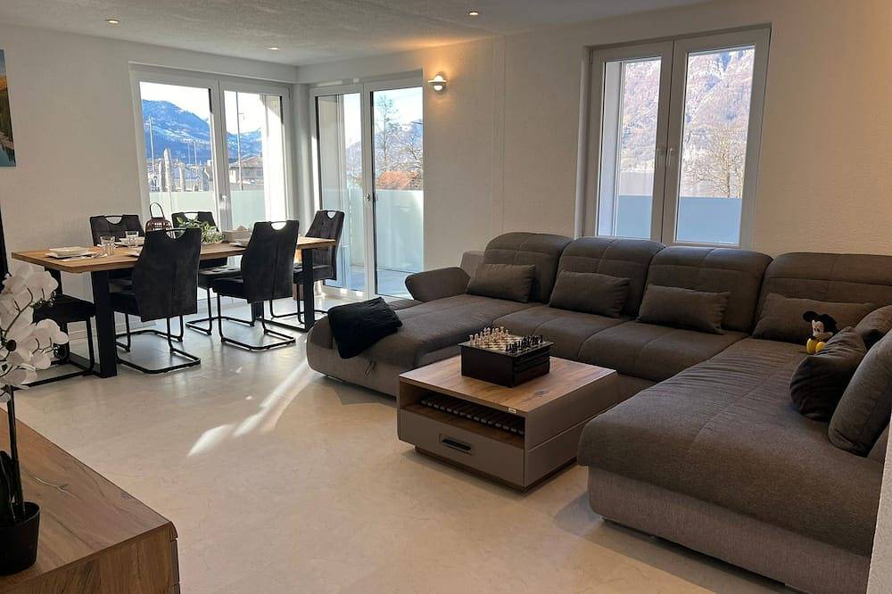 Ganze Wohnung, Ferienwohnung am schönen Walensee in der nähe der Gondelbahn Flumserberg in Quarten, Walensee
