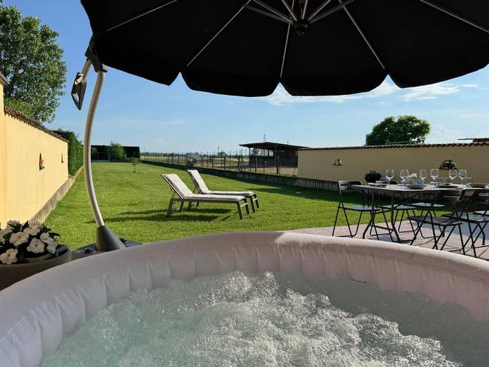Casa de vacaciones para 8 personas, con jardín además de piscina para niños y vistas - 1