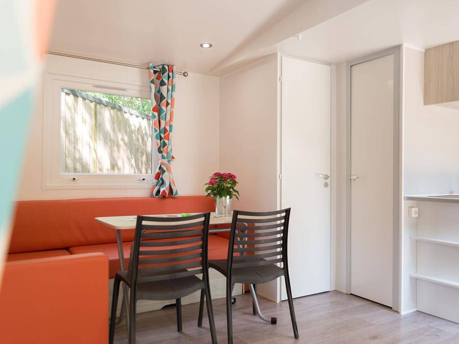 Camping Côté Plage - Mobilheim 6 personen - Confort - Mobilheim Catleya 30m² - 2 Zimmer 4/6 Pers. in Saint-Jean-de-Monts, Vendée