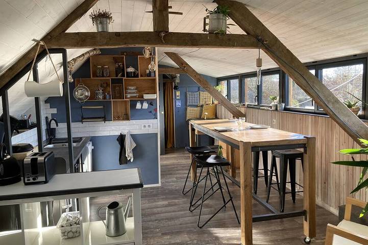 Appartement de vacances pour 7 personnes, avec terrasse et jardin