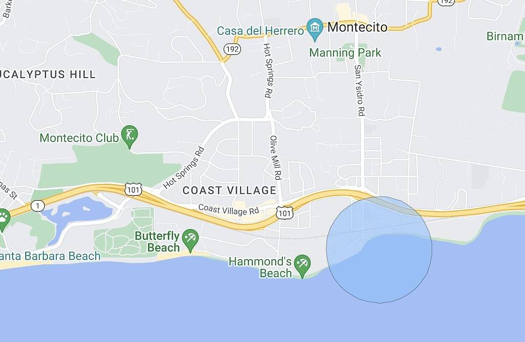 Chic and Blissful Beachfront Home Right on Miramar Beach! in Montecito, Santa Barbara County