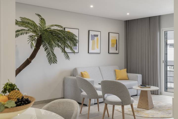Apartamento de férias para 6 pessoas, com varanda no Funchal