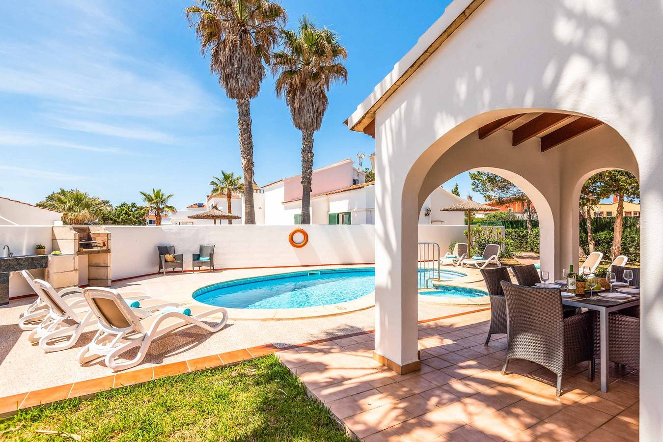 Villa Raquel Blanes in Cala Blanes, Ciudadela